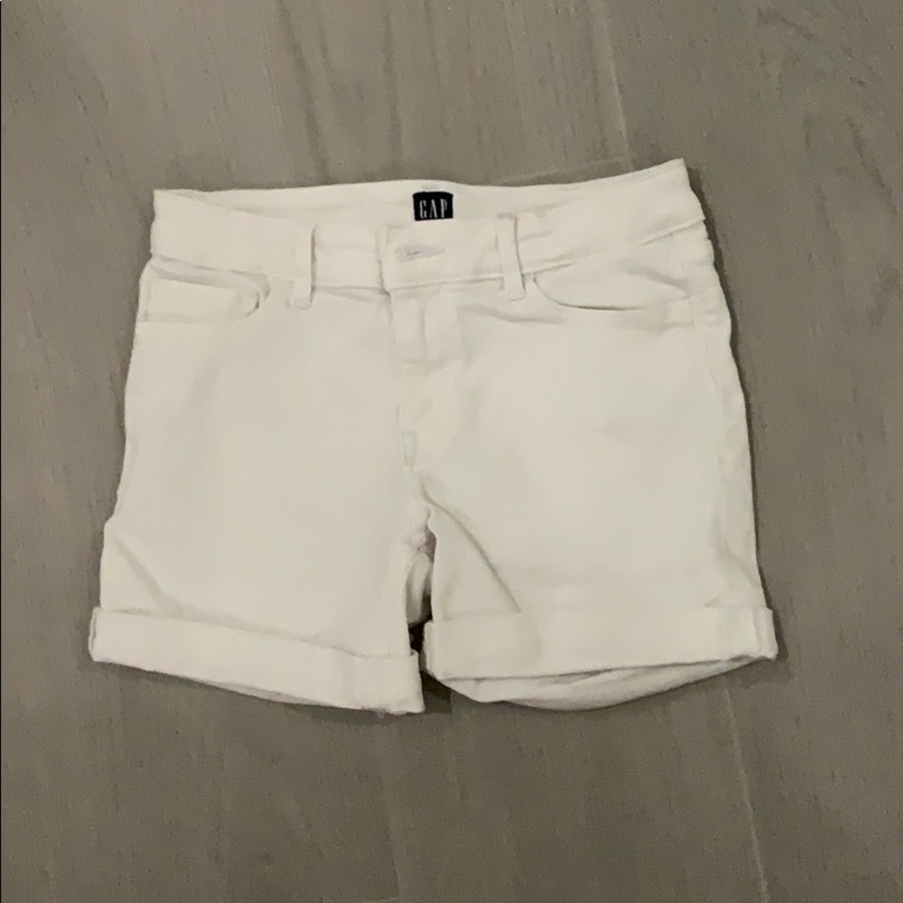 Gap Denim Shorts White Girls Kids Size 12